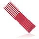 image 2 of SPARES2GO Power Sweeper Brushes for WESTWOOD COUNTAX Lawn Tractor Mower 5086 Bristles x 60 Red