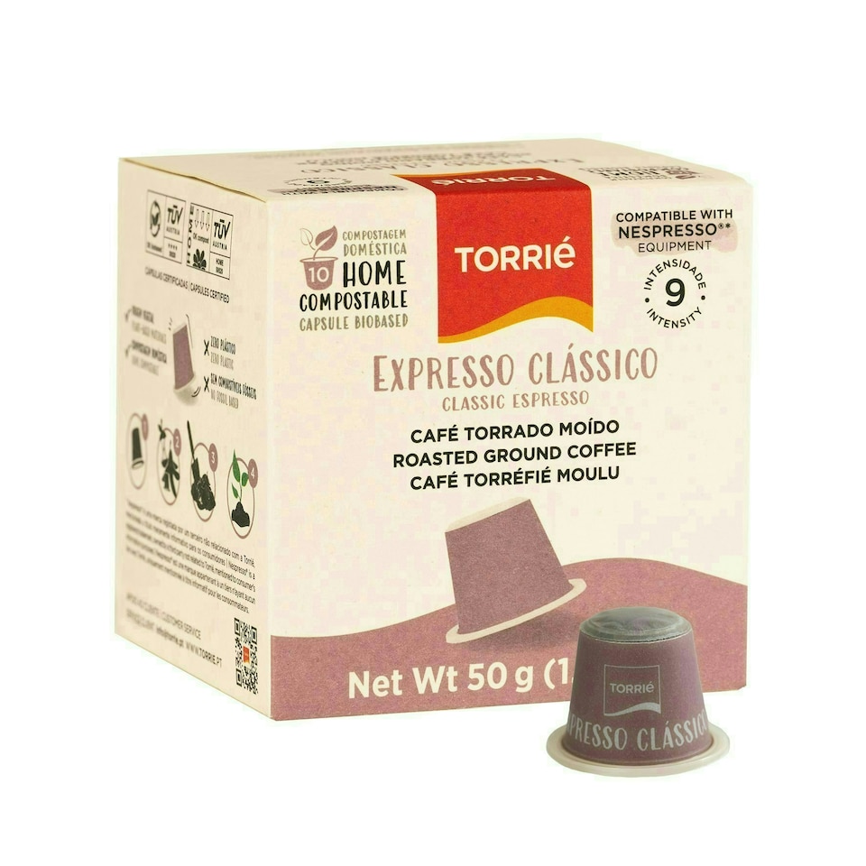 image 1 of Home Compostable - Classic Taste - Nespresso ® Compatible Biodegradable Coffee Capsules (10 Pods)