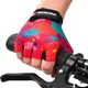 image 2 of Meteor Kids Bike Gloves – Breathable, Non-Slip, Padded for Comfort & Safety Pink | Pink Abstract | JR XS
