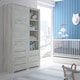 image 4 of Angel Tall Narrow One Door 3 Drawer Narrow Cupboard