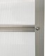 image 8 of Outsunny Polycarbonate Walk-in Garden Greenhouse w/ Sliding Door Silver Tone | Silver | 1