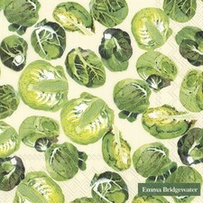 IHR Sprouts Cocktail Napkin 25cm 3ply 20 Pack