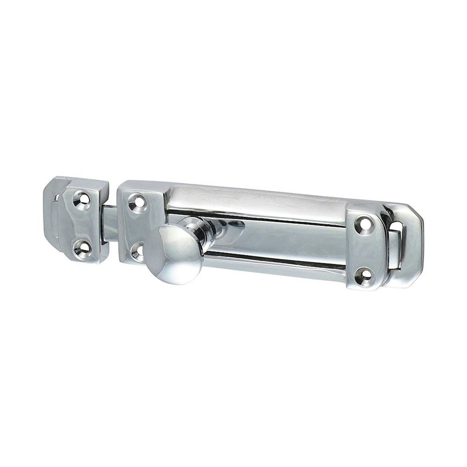 image 1 of Timco - Contract Flat Section Bolt - Polished Chrome (Size 135 x 30mm - 1 Each)