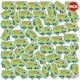 image 1 of Scooby Doo Deluxe The Mystery Machine Stickers (Pack of 100) - Multicoloured - One Size
