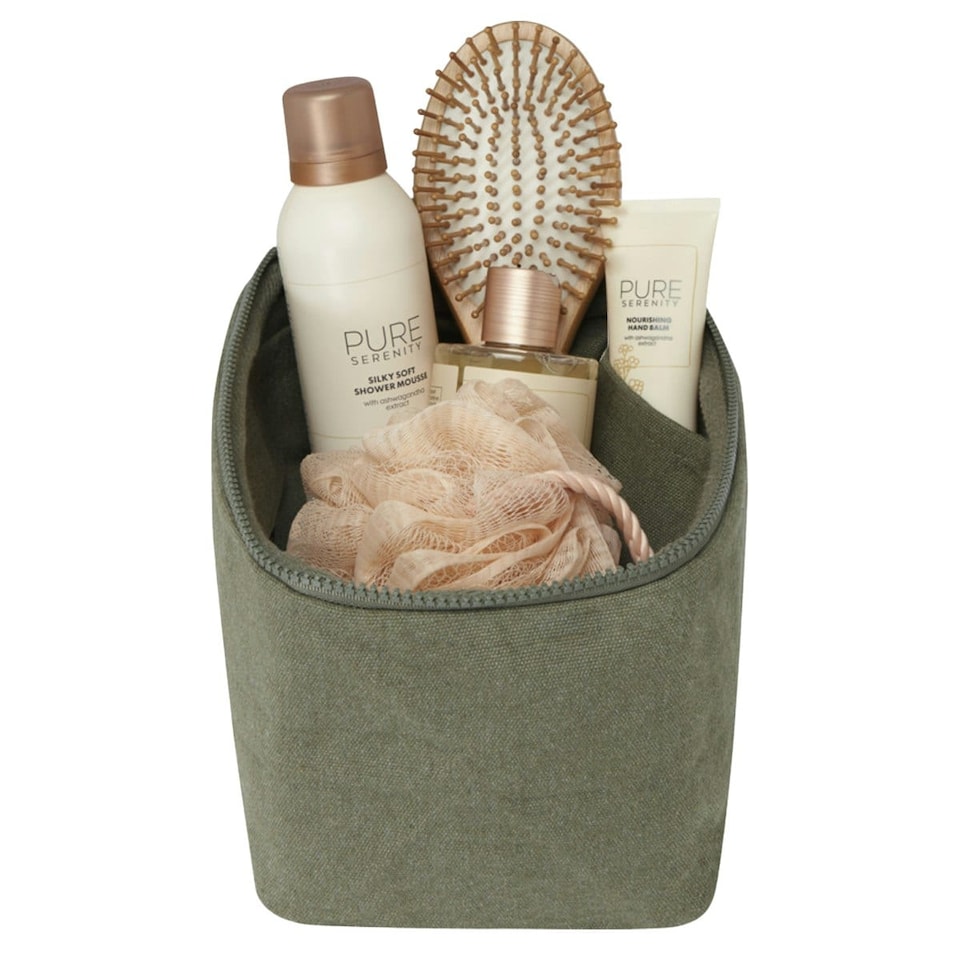 image 1 of Pack Recycled Aware Toiletry Bag - Green - One Size