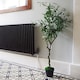 image 2 of Artificial Olive Tree Bush by Leaf Design UK Artificial Olive Tree Black Pot Botanik | Green | 4ft
