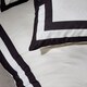image 3 of Catherine Lansfield So Soft Mono Panel Duvet Cover Set | Cream | Cream/Black