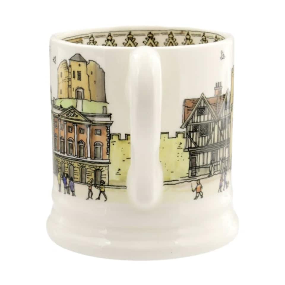 image 1 of Mug: 1 x 300ml Emma Bridgewater Cities Of Dreams York 1/2 Mug, Ceramic White