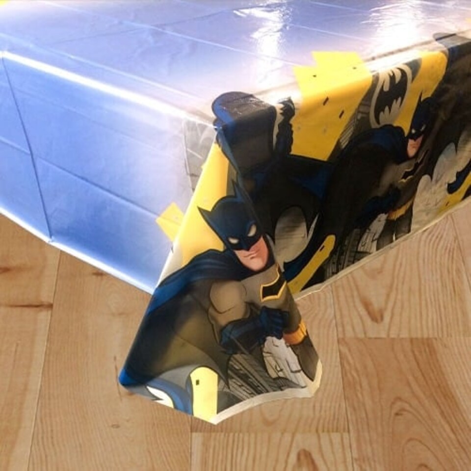 Batman Theme Plastic Tablecover 213cm x 137cm