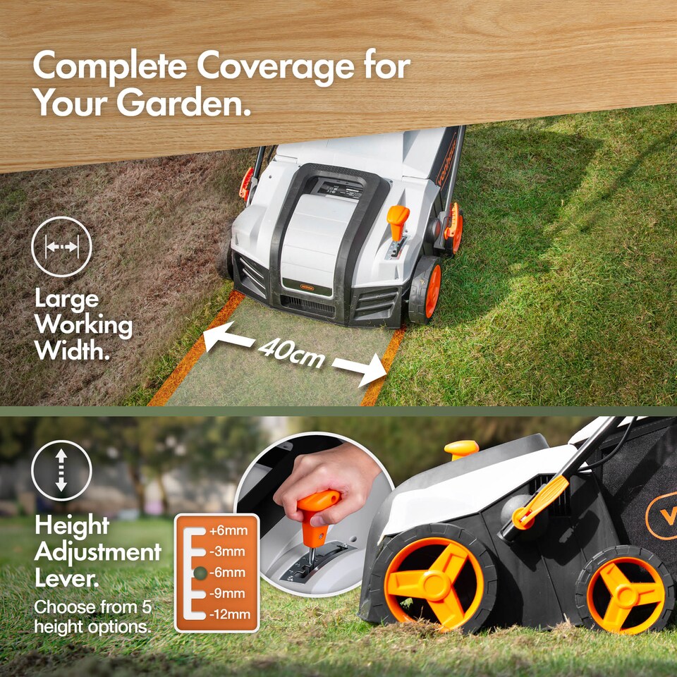 image 1 of VonHaus Lawn Scarifier 2000W