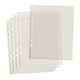 image 1 of Pack of 100 A5 Glass Clear Punched Pockets by Janrax