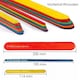 image 3 of Pack of 50 Assorted Colour Wooden Sticks 114 x 10 x 2mm