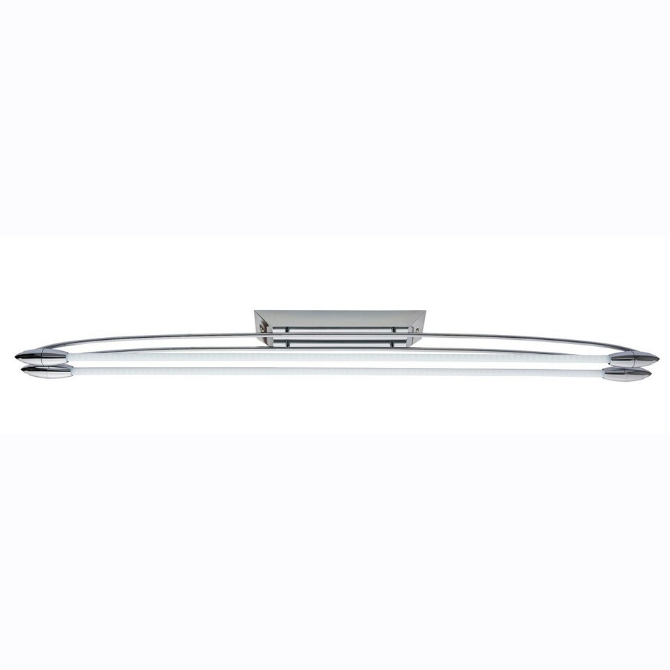 image 1 of Harper LED Linear Batten Polished Chrome Cool White Light, 3372 Lumens