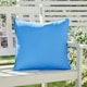 image 1 of Fusion Plain Dye Cushion Cover Blue