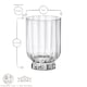 image 3 of Bormioli Rocco Florian Double Whisky Glasses - 375ml - Clear - Pack of 6 | Clear | Clear