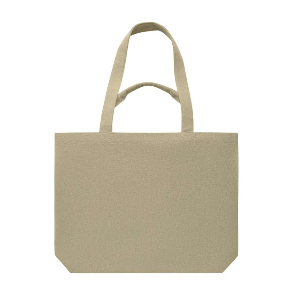 image 1 of MidOcean Maldi Beach Canvas Shopper Bag - Khaki - One Size | Green