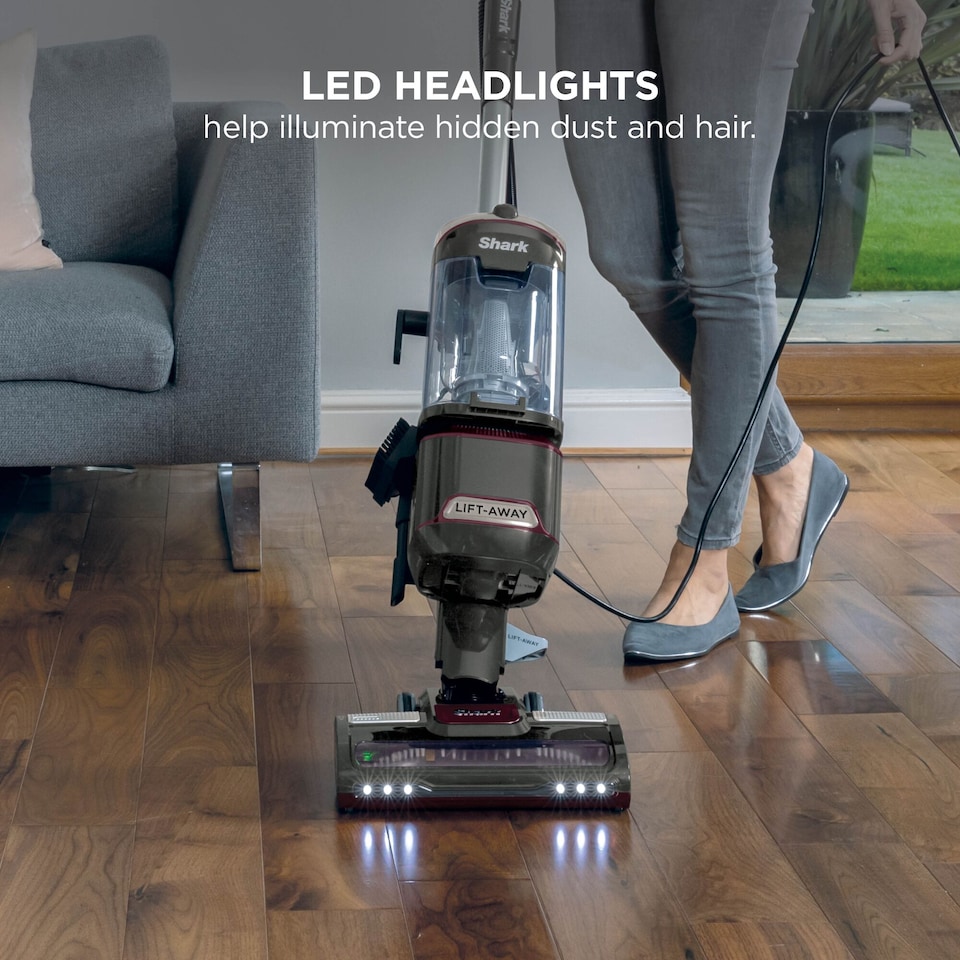 image 1 of Shark Classic Upright Pet Vacuum Cleaner Liftaway Black & Red NV603UKT