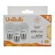 image 2 of UniBulb LED Golf Ball E27 470lm 4.2W 2700K (Warm White) Light Bulb - Pack of 3