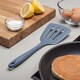 image 1 of Zeal Silicone Flexible Slotted Kitchen Turner, 30cm, Provence Blue