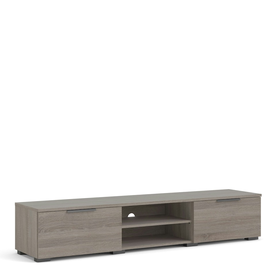 image 1 of Match TV Unit 2 Drawers 2 Shelf in Truffle Oak