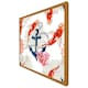 image 1 of Anchor & fish (Picture Frame) Brown | Oak | S