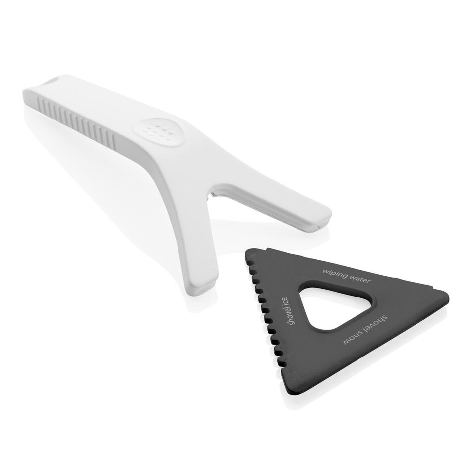 image 1 of XD Collection Polard Recycled Plastic 3 in 1 Car Ice Scraper | White | White | One Size | 1