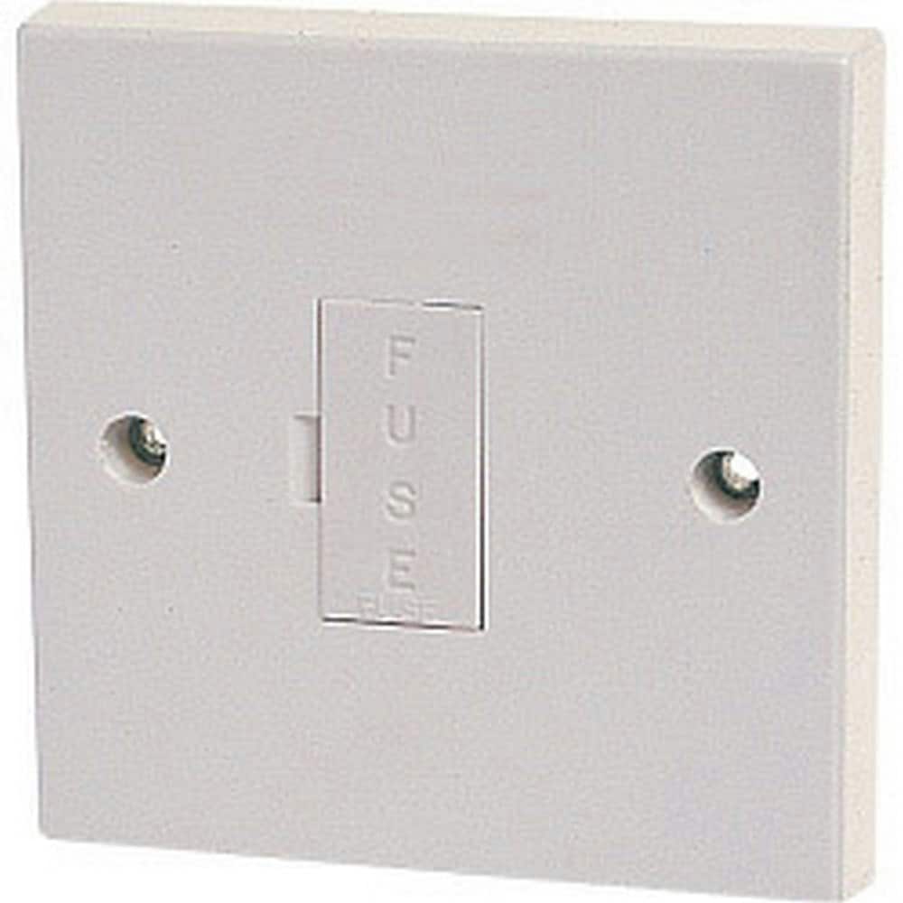 Dencon 13a Unswitched Fused Spur To BS1363 - White - One Size