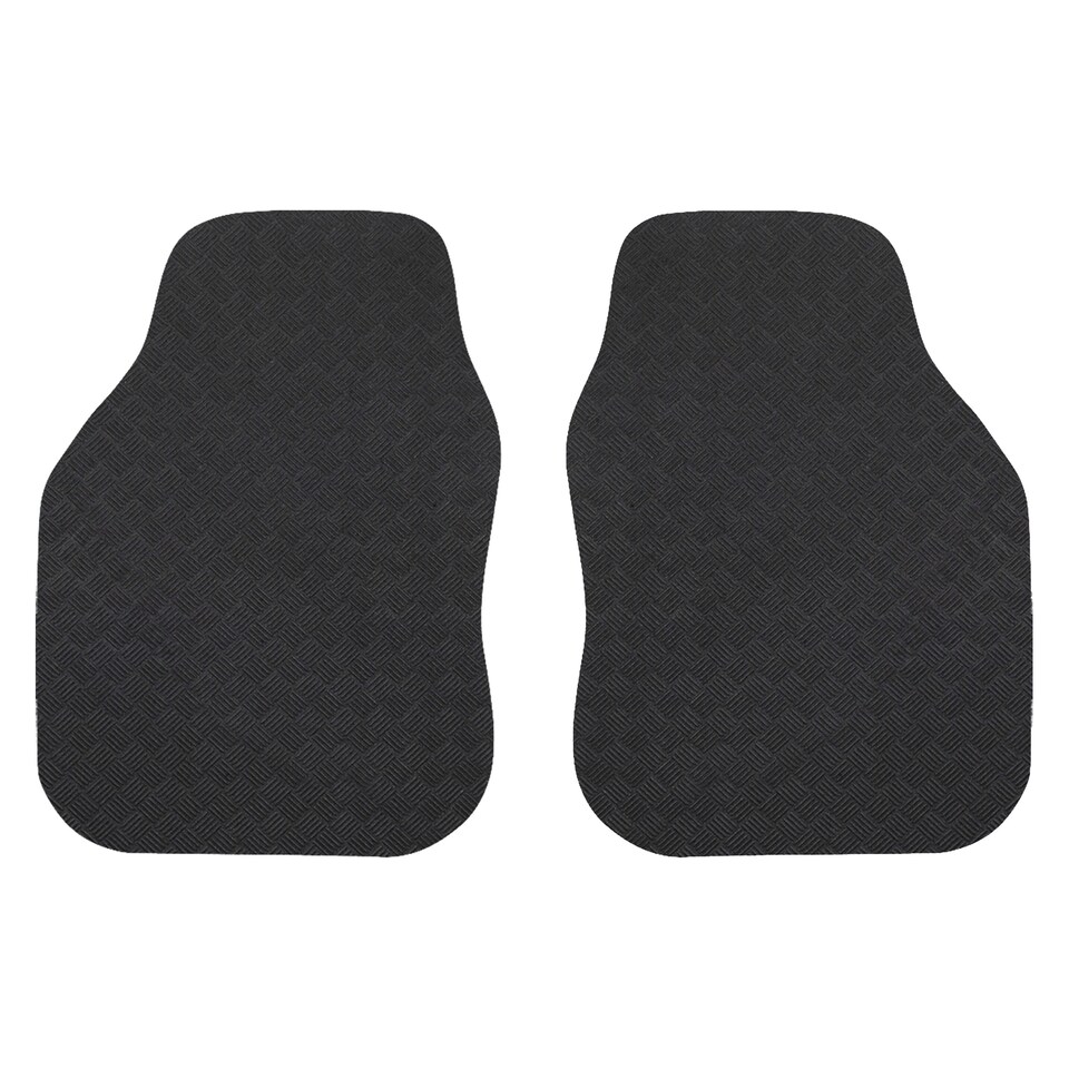 image 1 of Recycled Tyre Universal Car Mat - 2pc Front Set