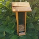 image 3 of Tom Chambers Melrose Wooden Garden Wild Bird Hanging Easy Fill Peanut Feeder
