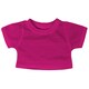 image 1 of Mumbles Teddy Bear T-Shirt Accessory - Fuchsia - L