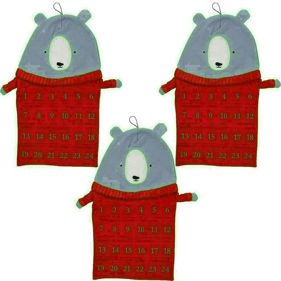image 1 of Dog Christmas Gift Advent Calendar Snuffle Dog Toy Interactive Count Down 3PK