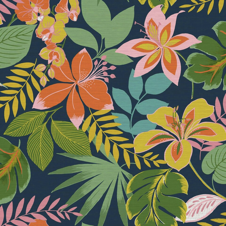 image 1 of Envy So Exotic Night Wallpaper Blue | Blue
