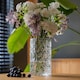 image 4 of Dartington Crystal Botanical Triangular Vase Clear