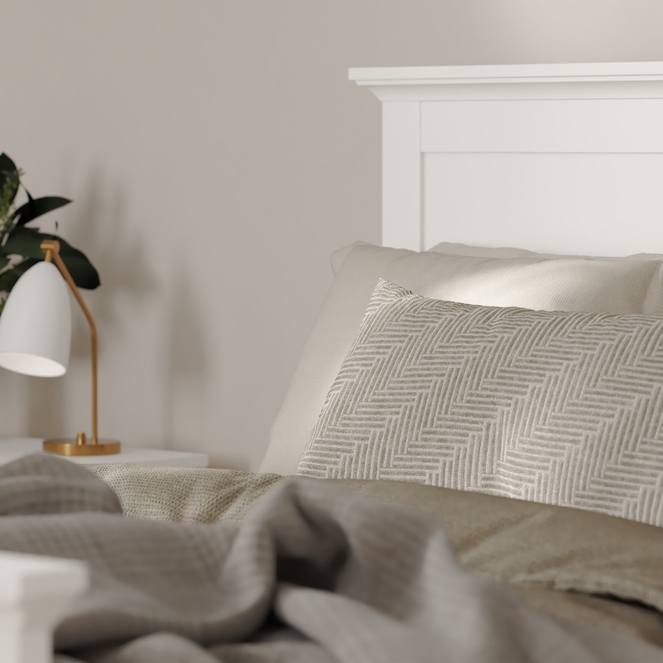 image 1 of Paris Wardrobe with 2 Doors in White