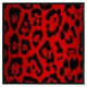 image 2 of Red leopard print (Picture Frame) Grey | L