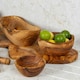image 3 of Verano Spanish Ceramics Olive Wood Snack Boat - 35cm Multi