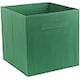 image 2 of 4 Pcs Foldable Fabric Cube Storage Boxes Collapsible Folding Box | Green | Sage Green | 4