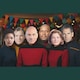 image 2 of Star Trek Captains Cardboard Face Masks - Pack of 6