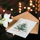 image 4 of Decorated Tree Large Star Festive Fun Xmas Art Blank Christmas Card