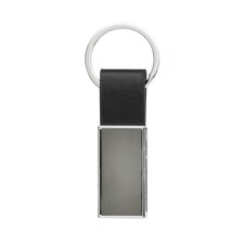 XD Collection PU Recycled Keyring - Black - One Size