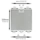 image 10 of SPARES2GO Cooker Hood Grease Filter Metal Mesh compatible with AEG Electrolux Zanussi Extractor Vent 320mm x 32cm