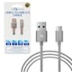 image 1 of FX Nylon Braided USB Data Cable For Type C Smartphone Devices, Space Grey