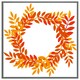 image 3 of Orange & red autumn leaves (Picture Frame) Black | XS