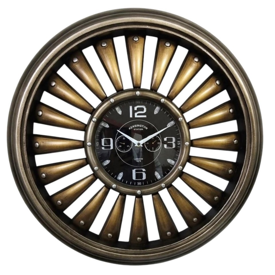 image 1 of Round Wall Clock - L9 x W63 x H63 cm