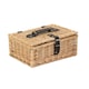 image 2 of Wicker Buff 30cm Picnic Basket Brown | Brown | One Size