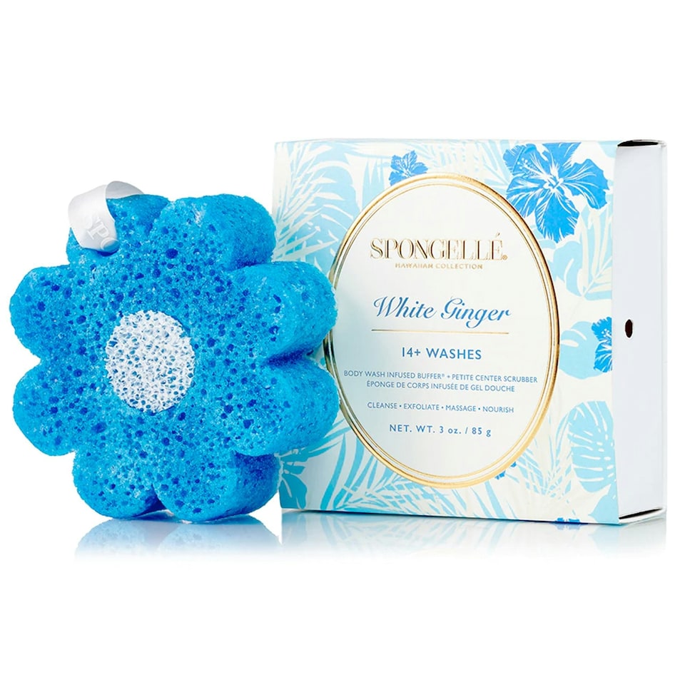 Spongelle Body Wash Infused Buffer - Hawaiian - White Ginger 85g