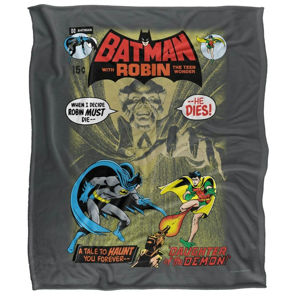 image 1 of Batman Daughter Of The Demon Comic Cover Blanket - Multicoloured - One Size