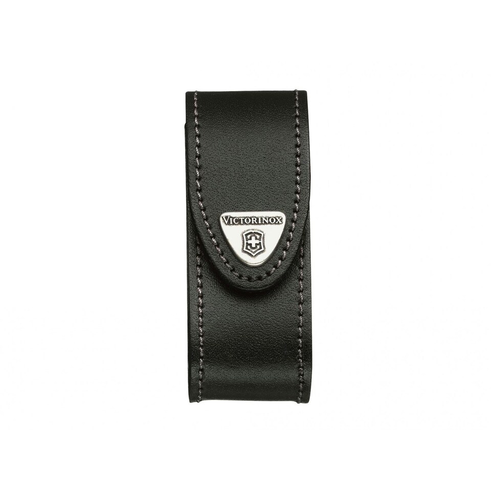 Victorinox Leather Belt Pouch - Black - 100 x 35mm Multi
