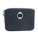 image 1 of Eastern Counties Leather Womens/Ladies Helen Leather Handbag - Navy/Grey - One Size | Blue
