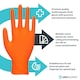 image 3 of Unigloves Orange Pearl Box of 100 Nitrile Gloves
